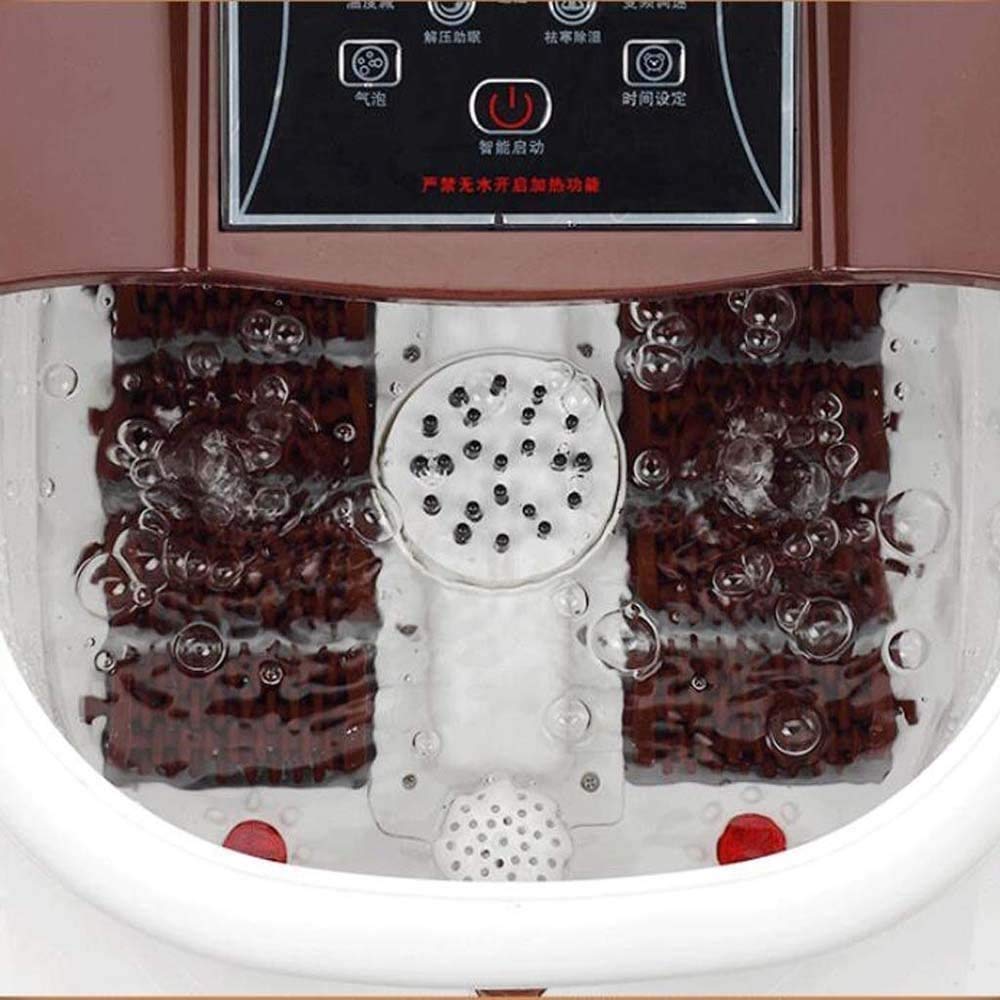 Foot Spa Massaggiatore - riscaldata Vasca da Bagno, Automatici rulli di Massaggio, Vibrazione, Digitale Regolabile Controllo della Temperatura pediluvio Massaggiatore