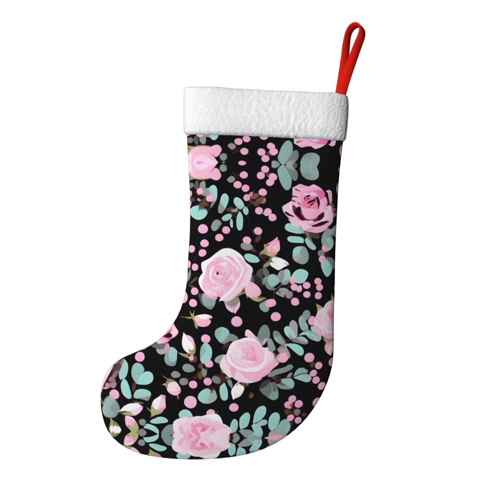 Calza Di Natale Gigante Con Lontra, 45,7 Cm: Decorazione In Morbido Velluto Per Camino, Albero O Scale. Personalizzata E Perfetta Per Riempire Di Regali E Caramelle. Atmosfera Festosa Garantita. - 3