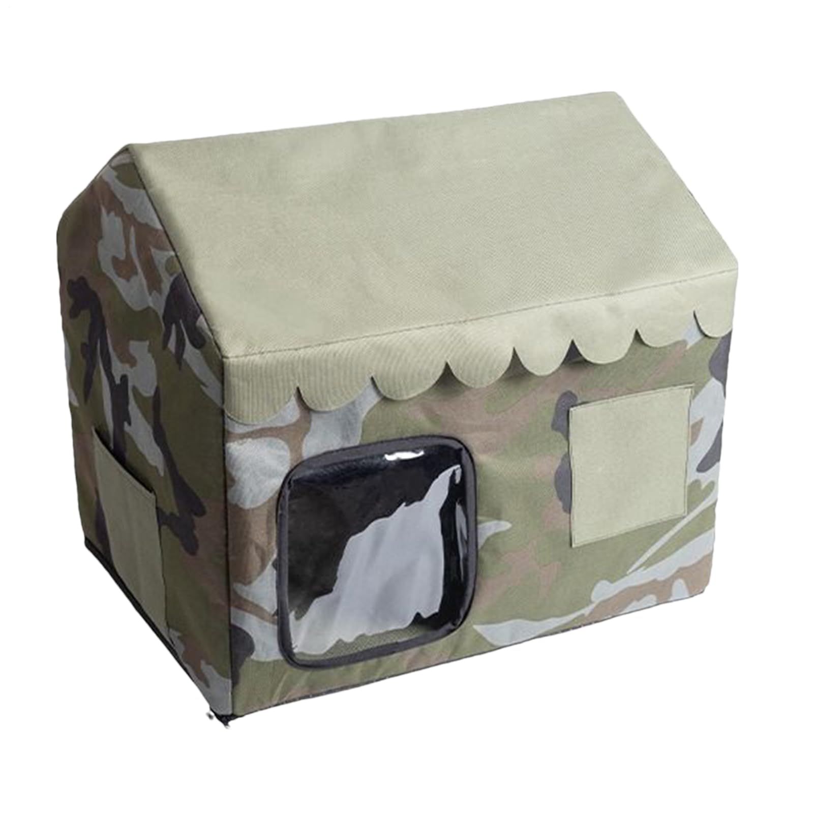 Maison pour chats errants et isolée toutes saisons avec toit imperméable jardin