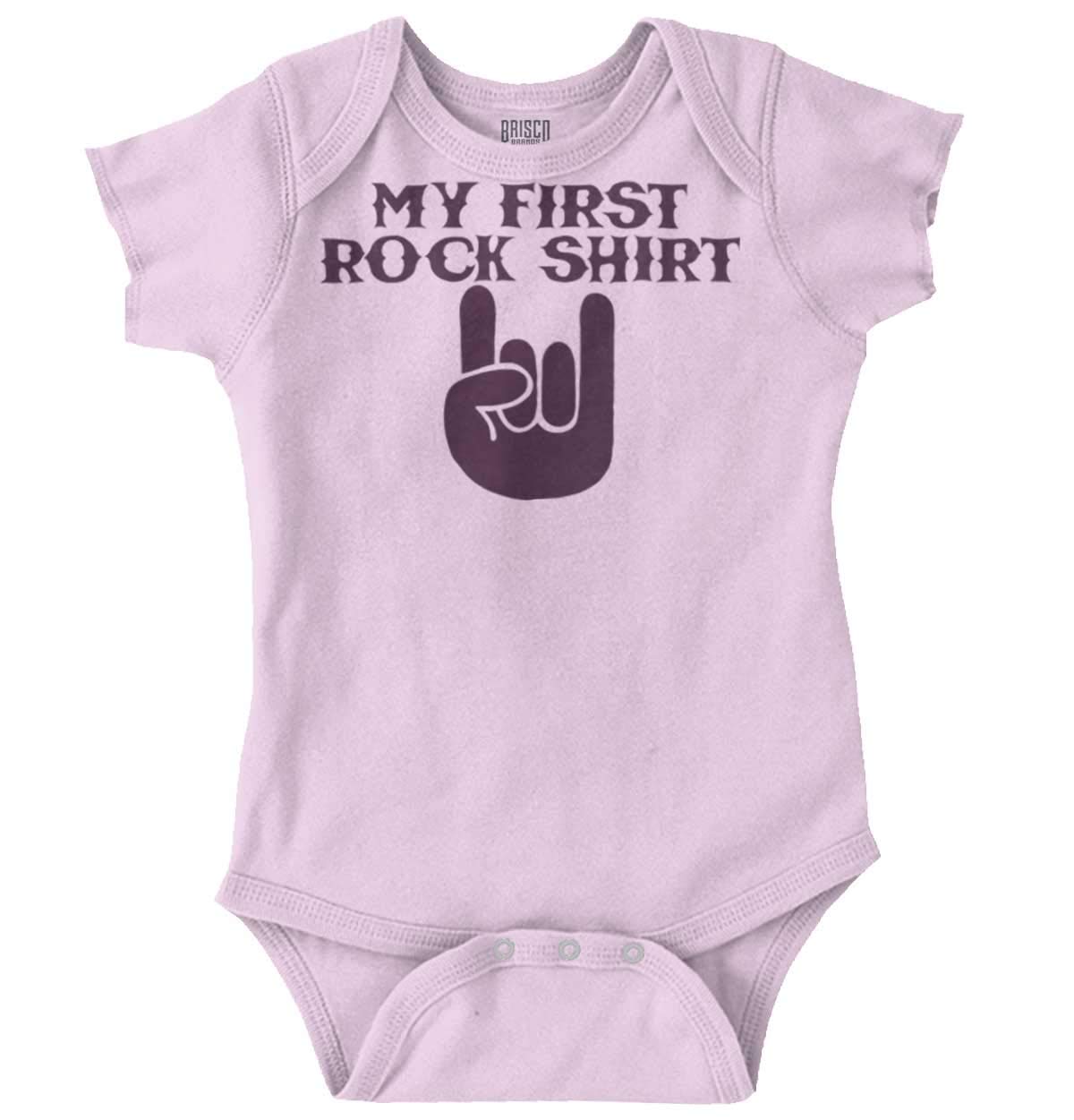 Brisco BrandsMy First Rock Outfit Baby Romper Boys or Girls