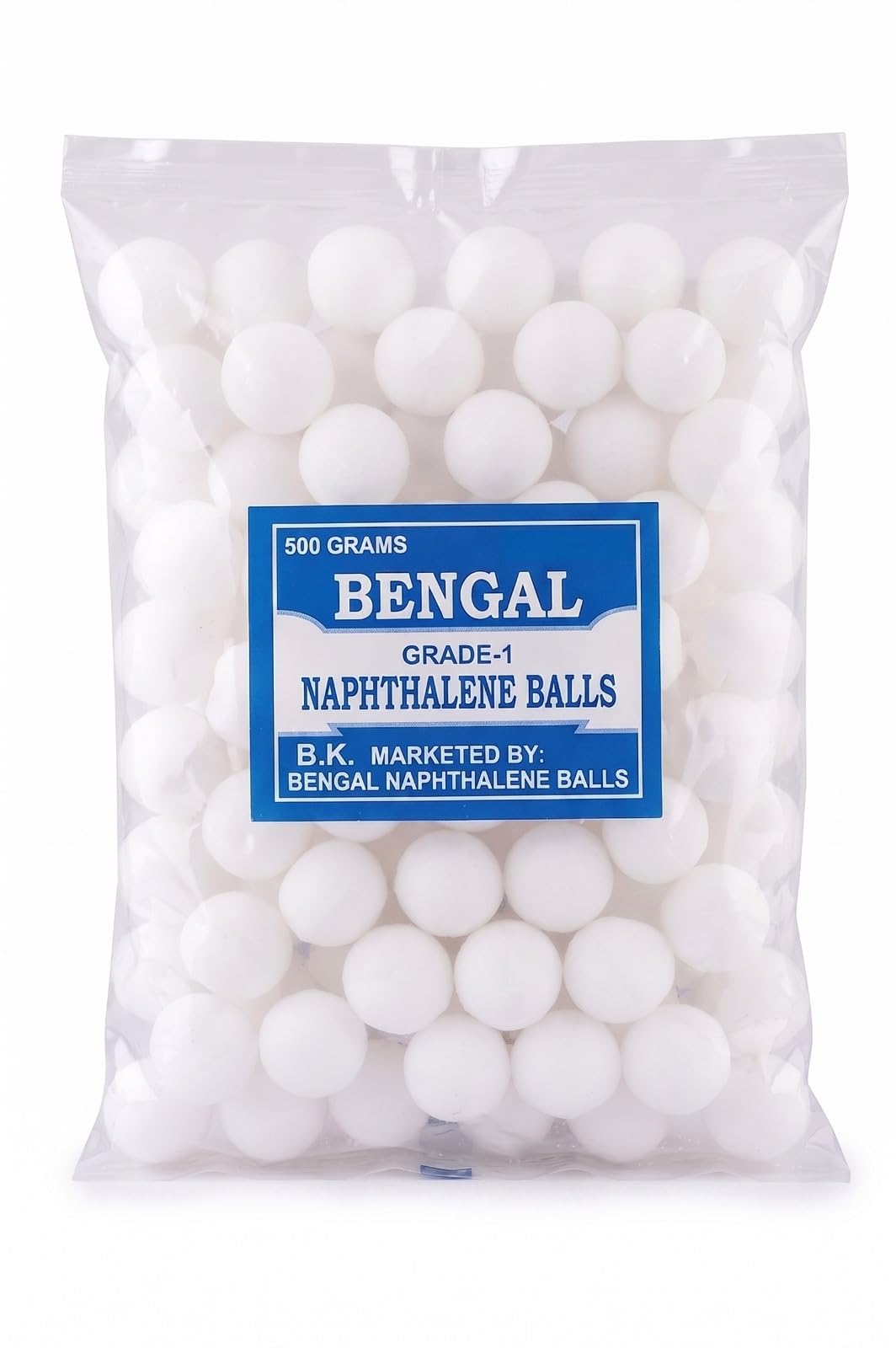 Bengal Grade-1 Naphthalene Balls (500g) - Pest Repellent, Moth Protection & Odor Neutralizer for Wardrobes, Clothes, Sinks & Drains-picture-25