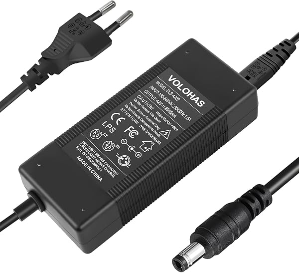 VOLOHAS 42V 2A Lithium Chargeur de Batterie de Trottinette pour Kugoo S1 S2 S3, Kugoo m2 Pro 36V pour Etwow, GOTRAX GXL V2, G2, G3, G4, Apex, Glider, XR Elite, XR Ultra Charge Rapide - 1