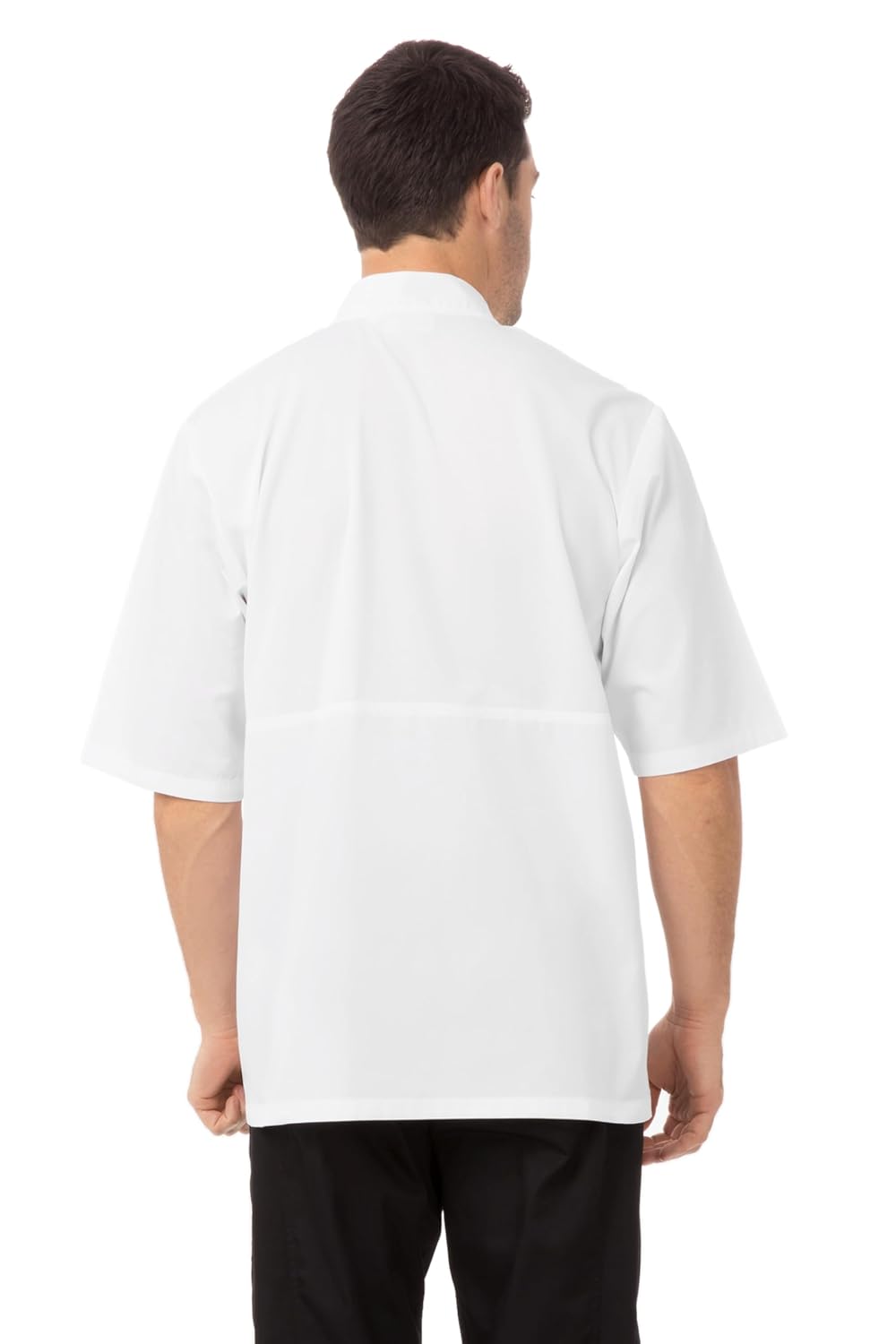 Chef Works Men's Montreal Cool Vent Chef Coat, White, Large - Image 2