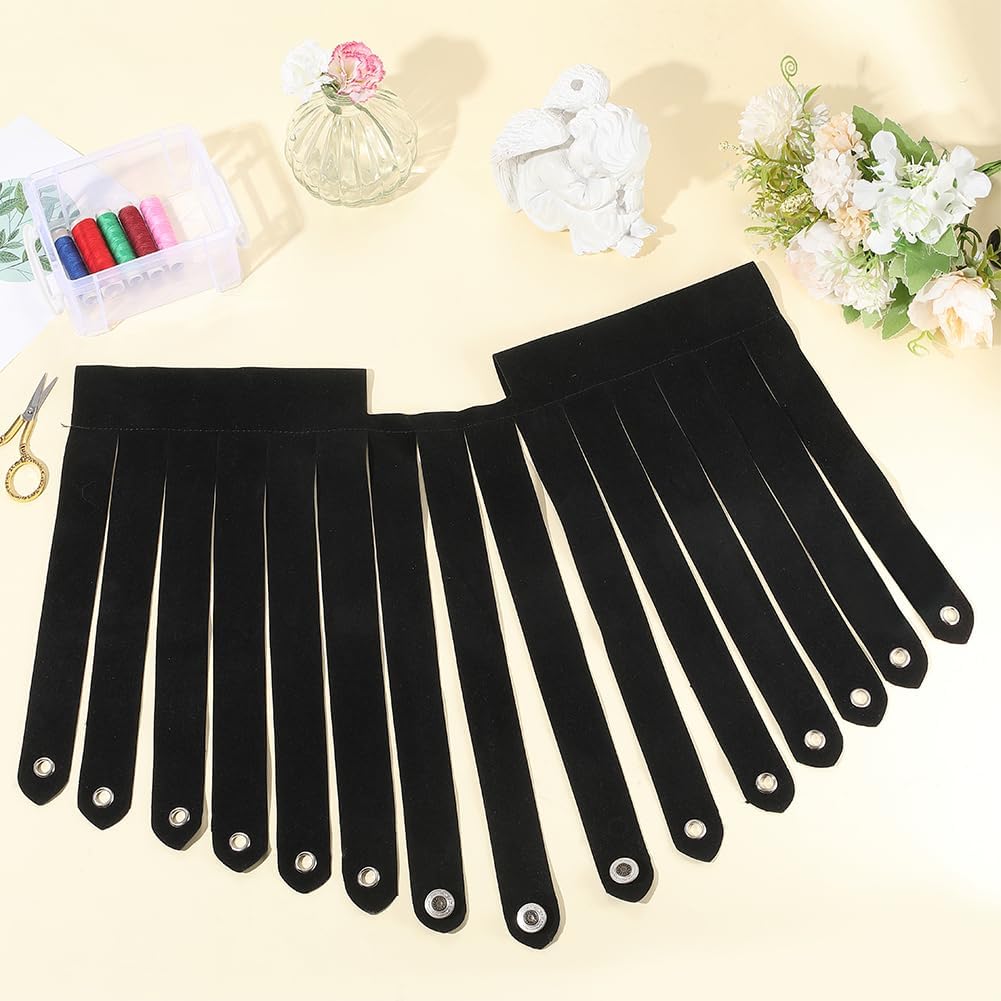 Medieval Roman Tassel Skirt PU Leather Waist Armor Vintage Roman Gladiator Kilt Tassel Apron Mercenary Knights Belt - Image 3