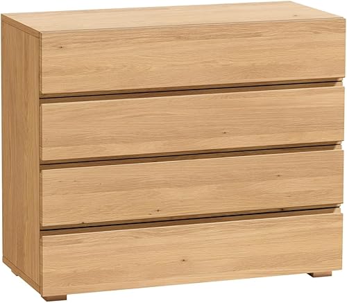 Hasena Wood Line Lovara Kommode 4 Schubladen Eiche Bright