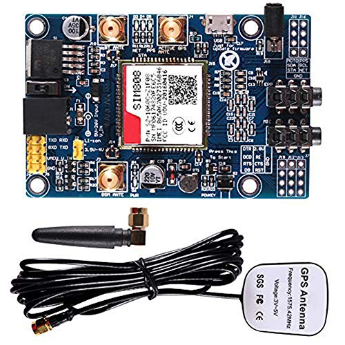 SIM808 Module GSM GPRS GPS Development Board + IPX SMA GSM GPS Antenna Support 2G Network for Arduino Raspberry Pi