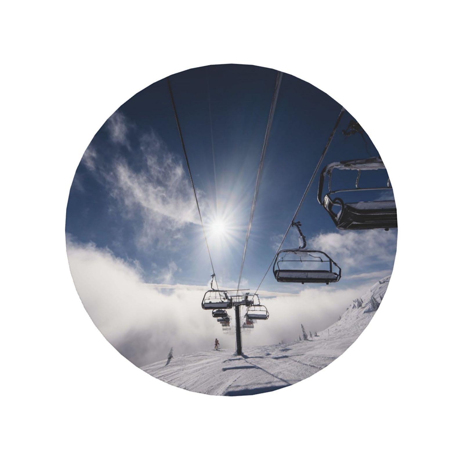 Fridge Magnets Waterproof Personalized Magnets for Fridge Ski Lift at Sunshine Refrigerator Magnets Home Decoration Magnetic Sticker for Locker Accessories Whiteboard Kitchen Office Decor