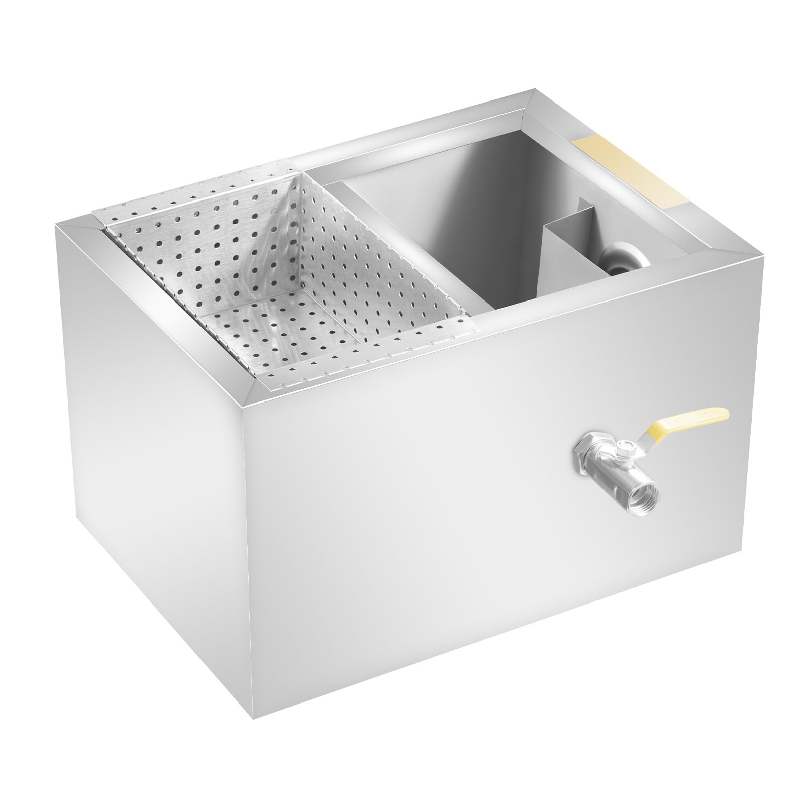 Separatore Olio Acqua EParatore Di Grasso In Acciaio Inox Filtrazione Ad Alta Efficienza Trattamento di Oli Minerali, Oli Animali