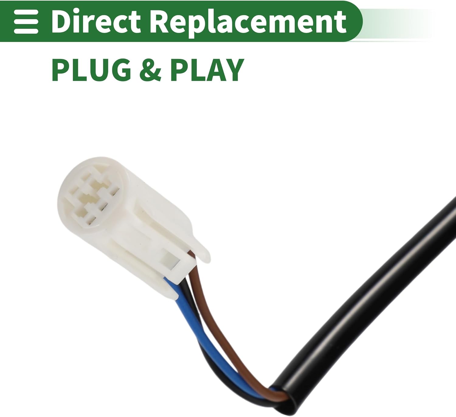 Motoforti 3Pins Left Driver Side Power Door Mirror Replacement Side Mirror Assembly for Toyota RAV4 2013-2015 No.879400R080 Black