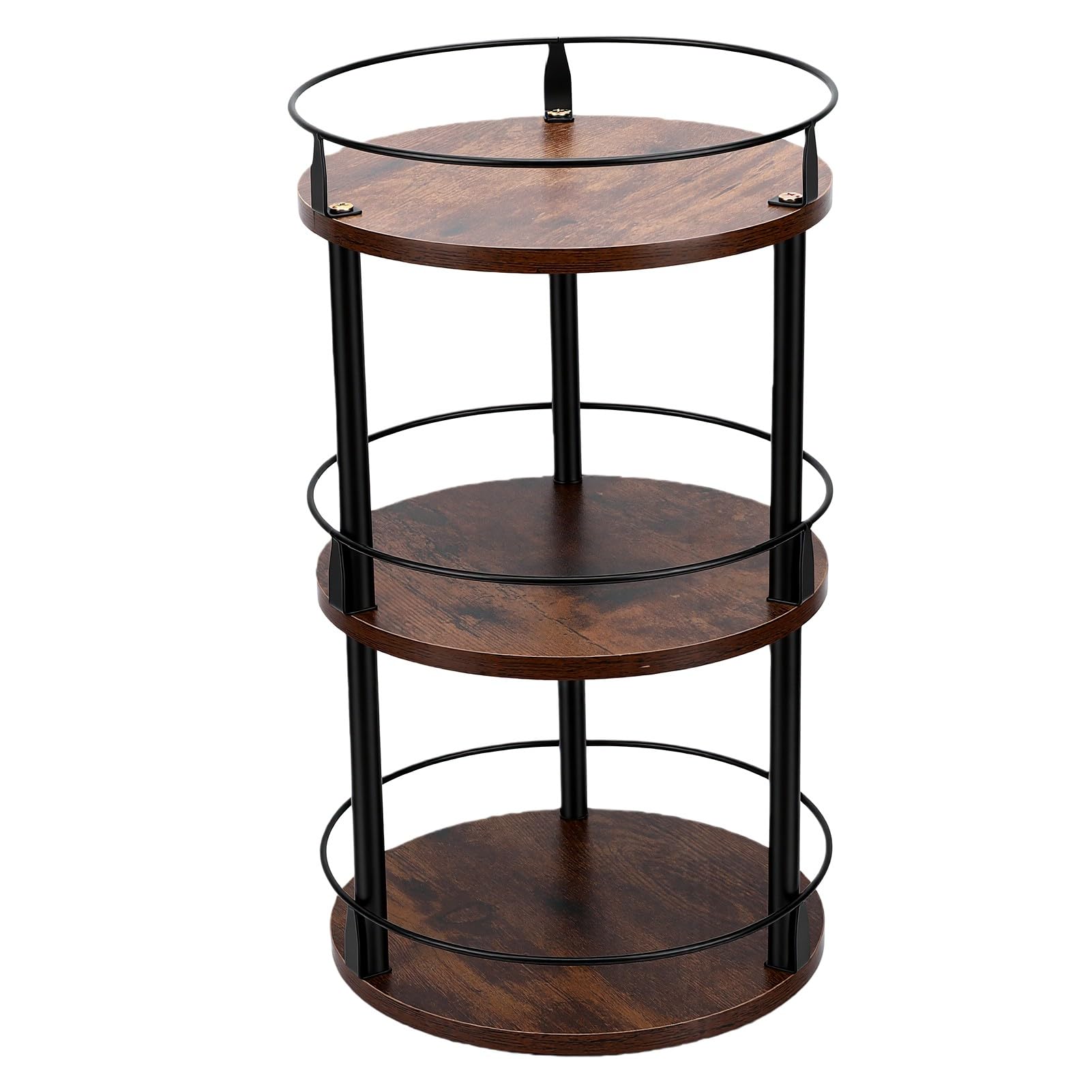 YUYTE Obrotowy Organizer do Przechowywania, 3-poziomowy Gramofon 360 Stopni
