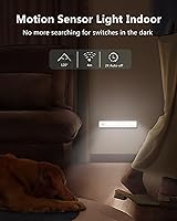 Vista 7 de Akay&Tina Luces para debajo del gabinete, luces de armario de 2 colores con sensor de movimiento para iluminación debajo del gabinete, luz