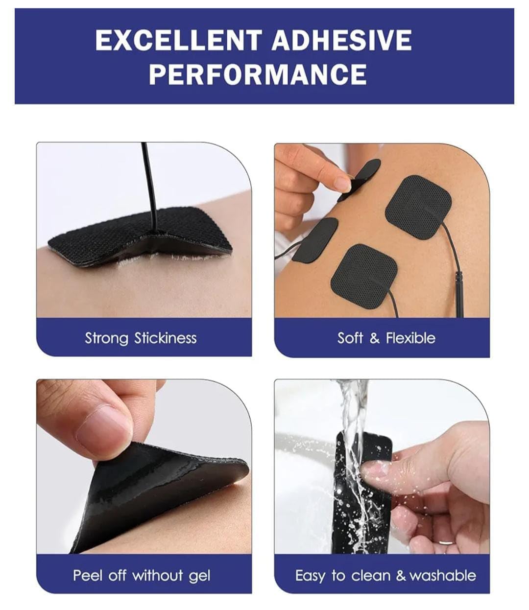 Neyma Premium Tens Electrode Paad (Pack of 2)-Stimulating and therapy tool for the therapy devices also self-pilot for the viscous gel pad-distribution Neyma Premium Tens Electrode Paad (Pack of 2)-Stimulating and therapy tool for the therapy devices also self-pilot for the viscous gel pad-distribution