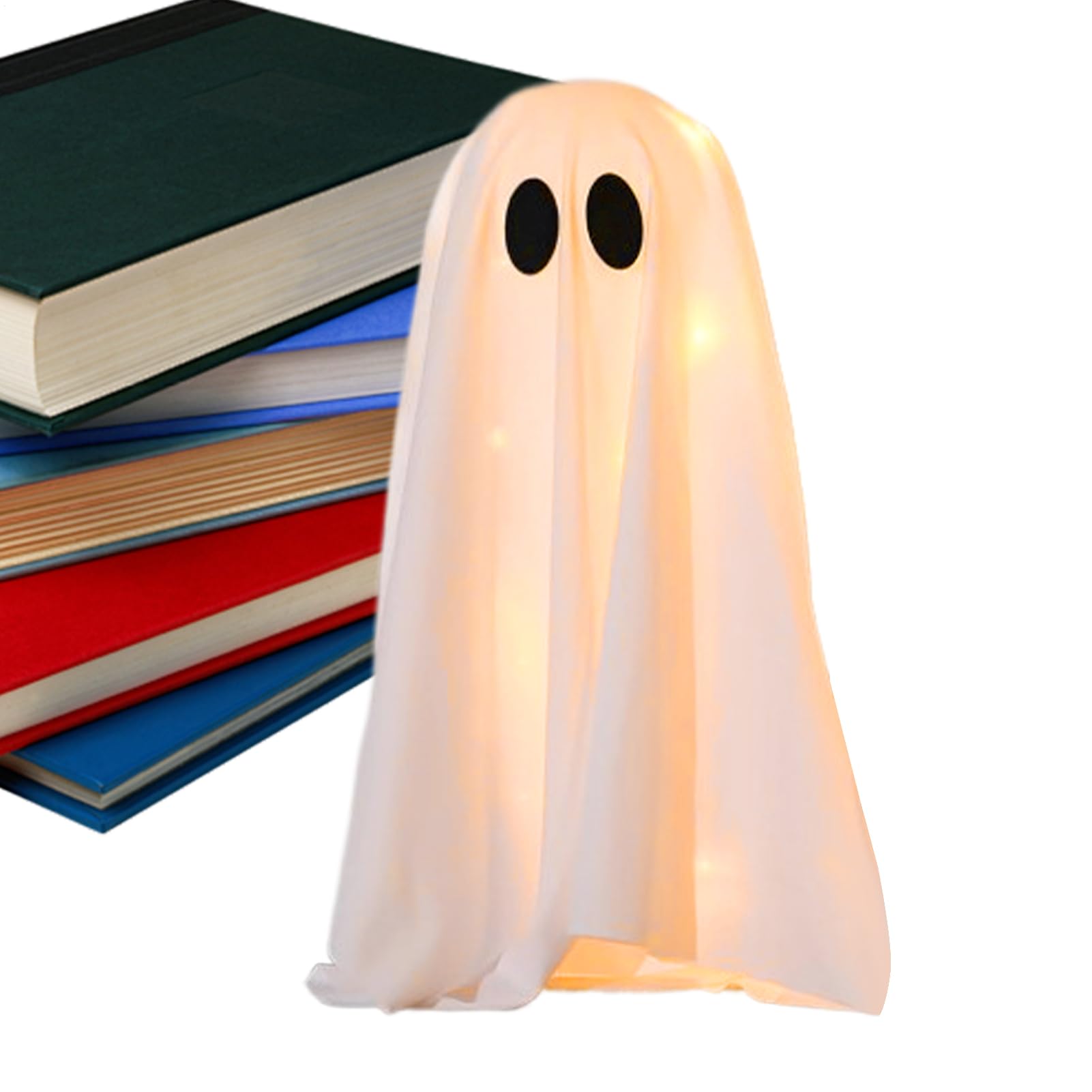 Décor Fantôme Lumineux LED pour table et décoration de chambre hantée d'Halloween