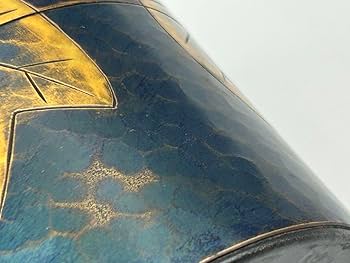 Amazon｜玉川堂 鎚起銅製 茶筒 紫金色葉紋茶筒 無形文化財 -66