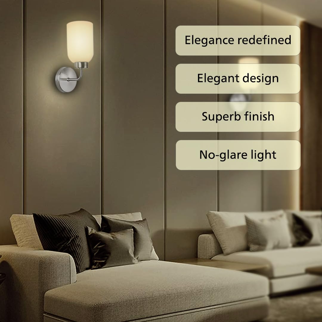 Philips Glow Wall Light - Nickel Finish -2