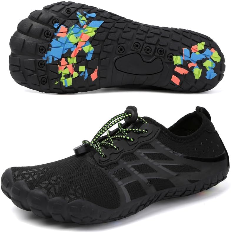 Unisex Zapatos Descalzos Hombre Mujer Zapatos de Agua Hombres Mujeres Barefoot Zapatillas Outdoor Secado Rápido Surf Calzado para Yoga Playa Transpirable Ligero y Antideslizante 37-46EU