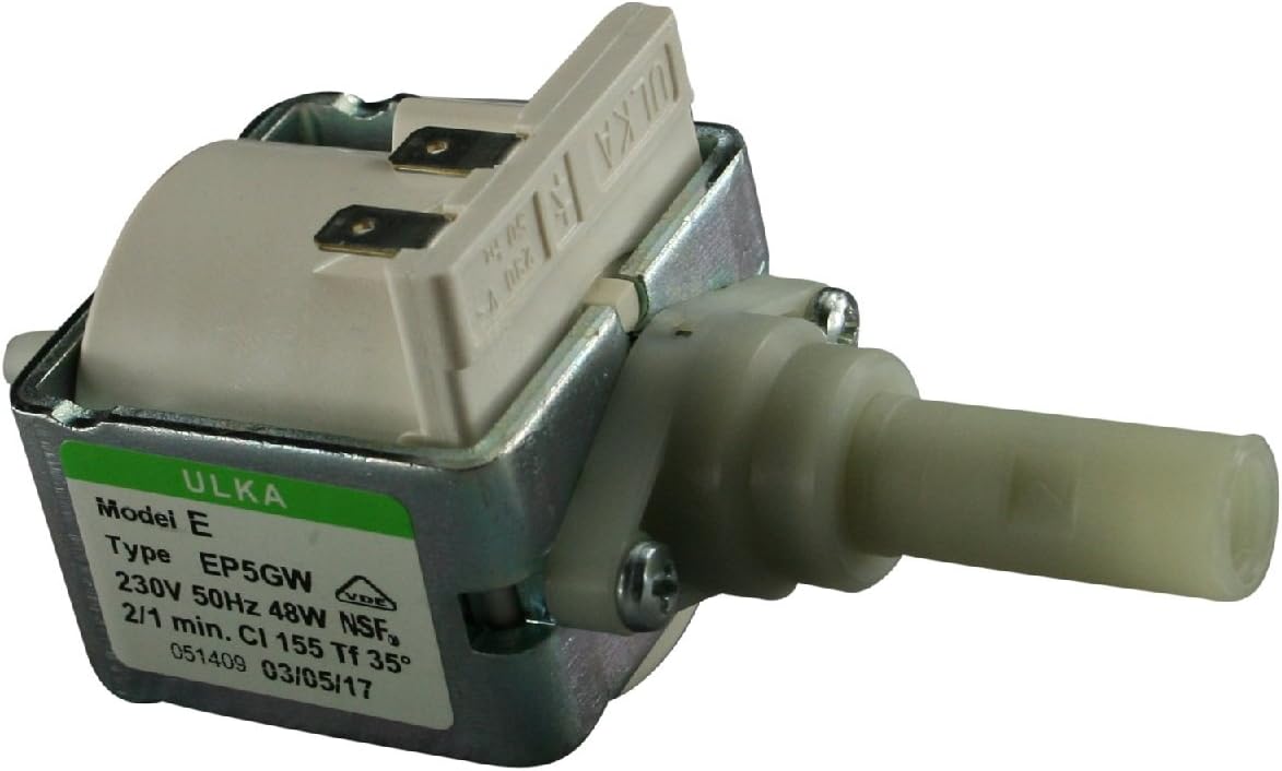 Ulka EP 5 GW with Electric Pump 230 Volt 48 Watt 15 Bar Oven to Tableware for Fully Automated Coffee Machine