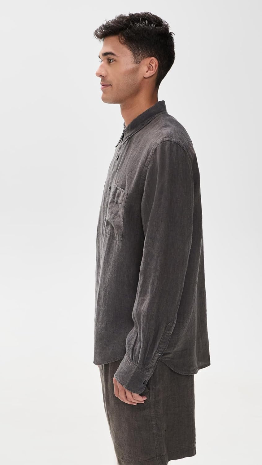 Madewell Men's Long Sleeve Linen Top