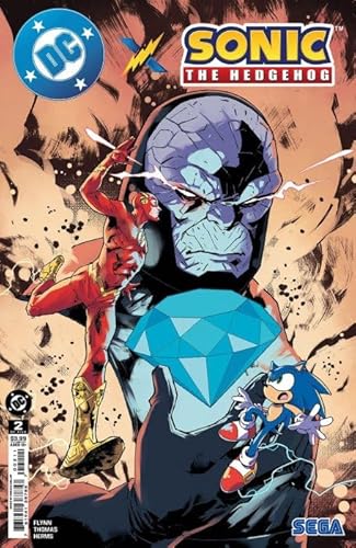 DC X Sonic the Hedgehog 2A VF/NM ; DC comic book | 1st Print Darkseid Flash
