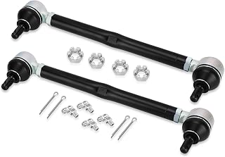 M MATI 2Pcs Golf Steering Tie Rod End & Shaft Kit for EZ-GO TXT/Medalist/Marathon Golf Carts Gas & Electric 1994.5-2001.5 70074-G01 70074-G02