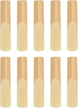 10Pcs Saxophone Reeds,Orchestral Strings Accessories for Replacement,Tenor Saxophone Reeds