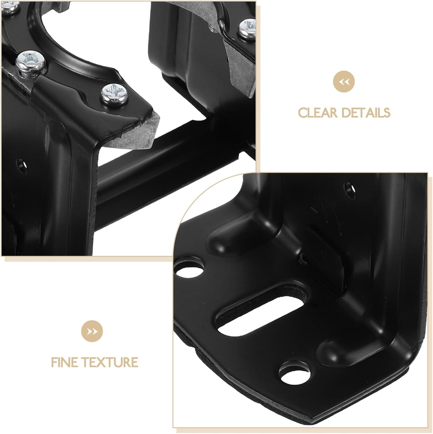 Heavy Duty Ceiling Fan Mounting Bracket Kit with Cathedral Canopy, Universal Ceiling Adapter with Screws and C-Rings for Light Fixture Installation