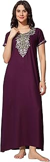 9shines Label Stylish Alpine Nighty Maxi for Women | Full Length Trendy Nightgown | Premium Nightdress | Nightwear | Heavy Price In India
