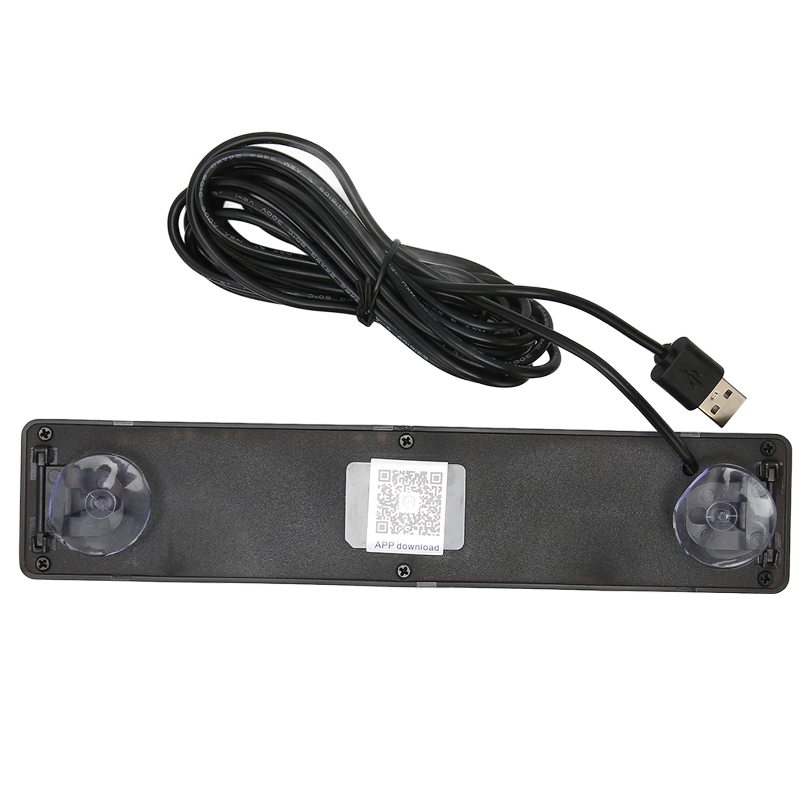 Panneau de Matrice LED, Panneaux LED USB DC5V Module LED Numérique, écran D'affichage LED 12 X 72 Points Panneau LED RVB, Panneau LED à Défilement Programmable de Contrôle APP