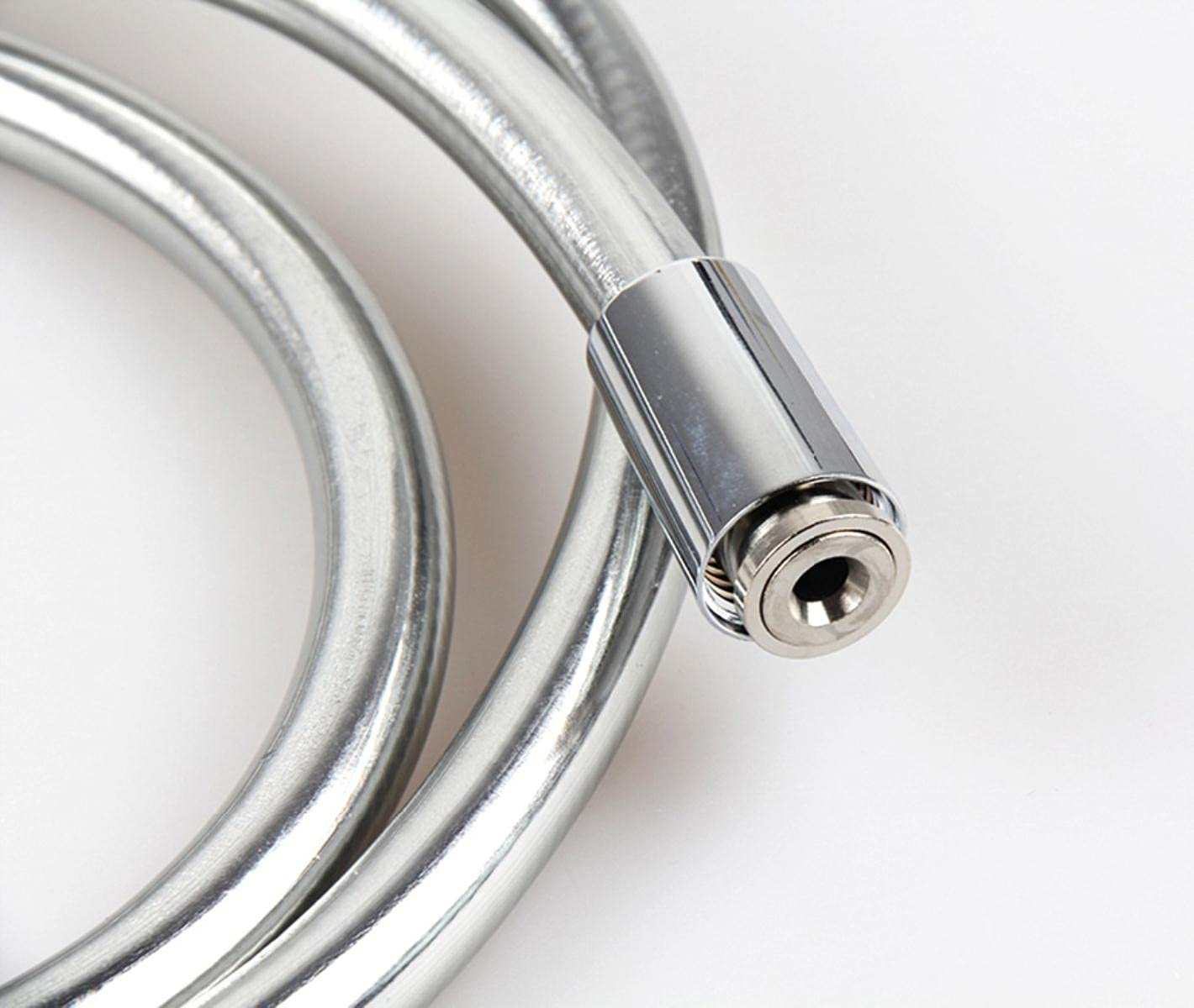 BATLAM PVC-Brauseschlauch, Silber, flexibel, für Badezimmer, Handbrause, F1/2*F1/2, Zubehör, Rohr, Blau, 40 cm, DN32 (Rose Gold Dn32 200 cm)