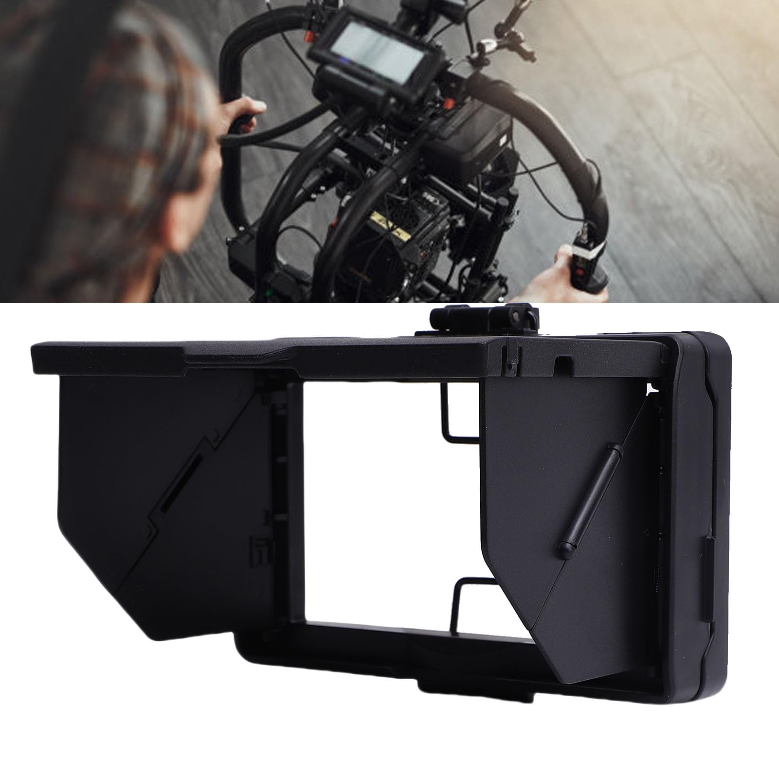 LCD-Kamera-Bildschirmhaube, Sonnenschutz, blendfreie Sucherabdeckung für kompatible Kameras