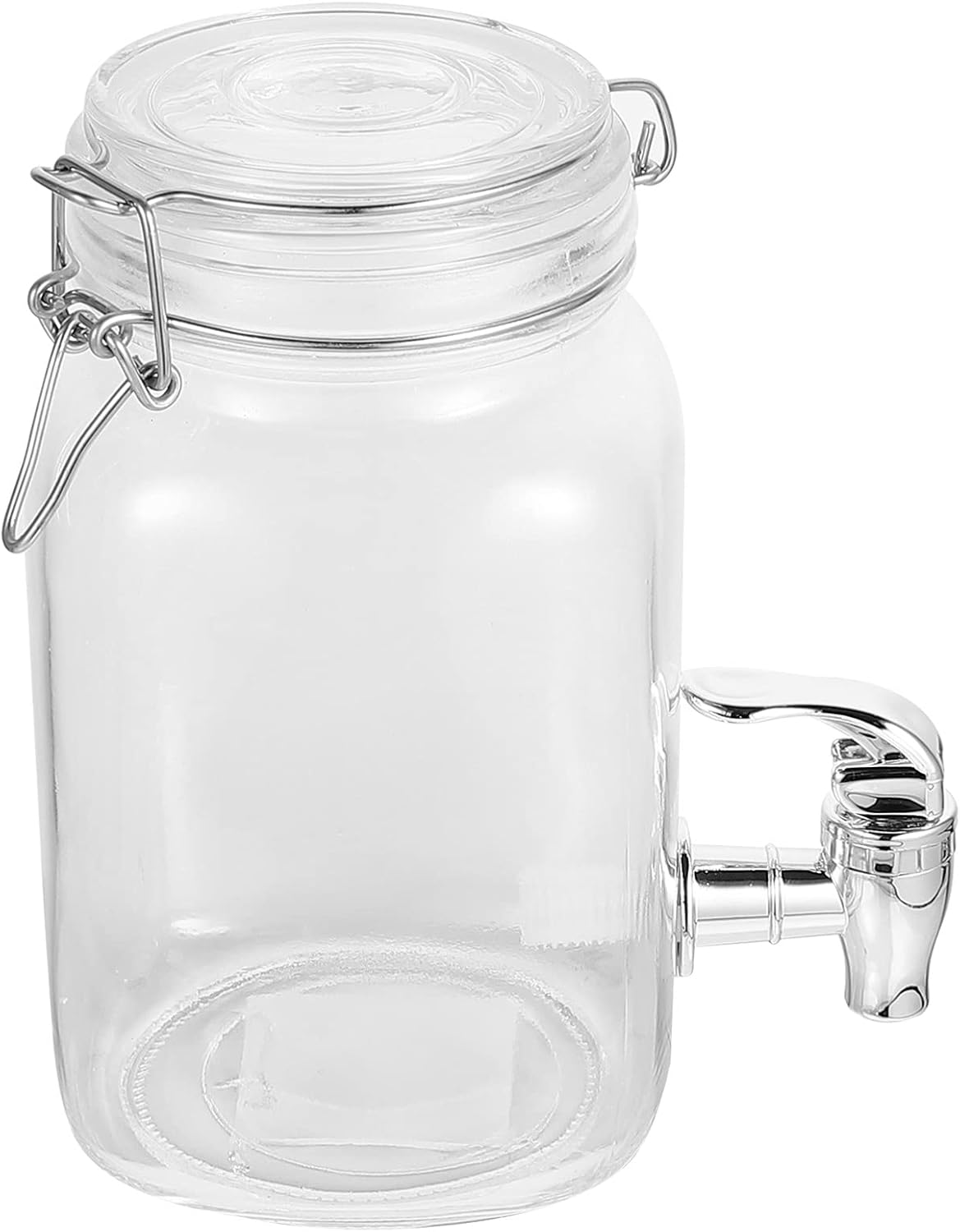 1pc Glass Juice Jar Drink Beverage Dispenser Cold Drinks