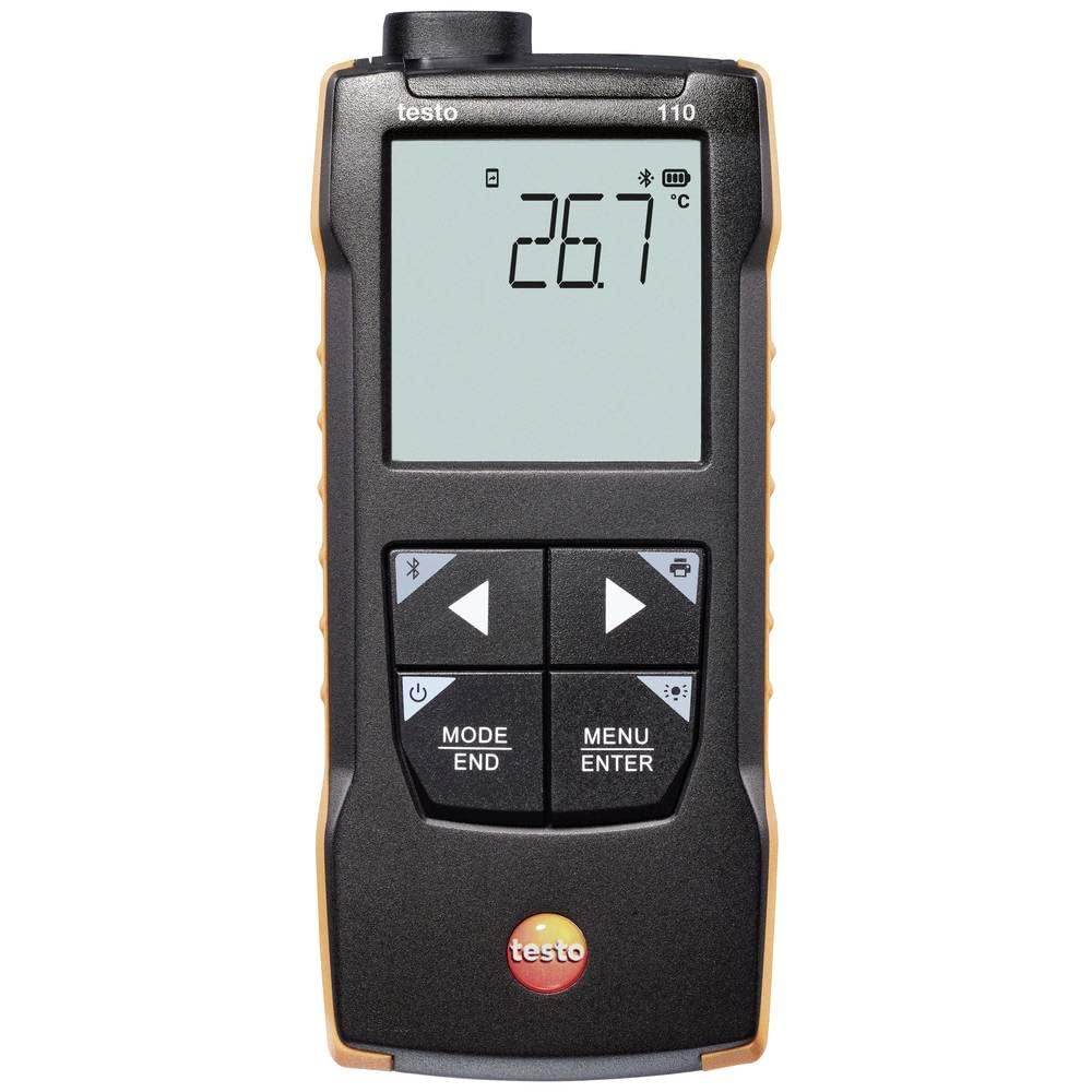 testo - 110 - 0563 0110 - NTC- und Pt100-Temperaturmessgerät mit App-Anbindung zur Messung von Temperaturen