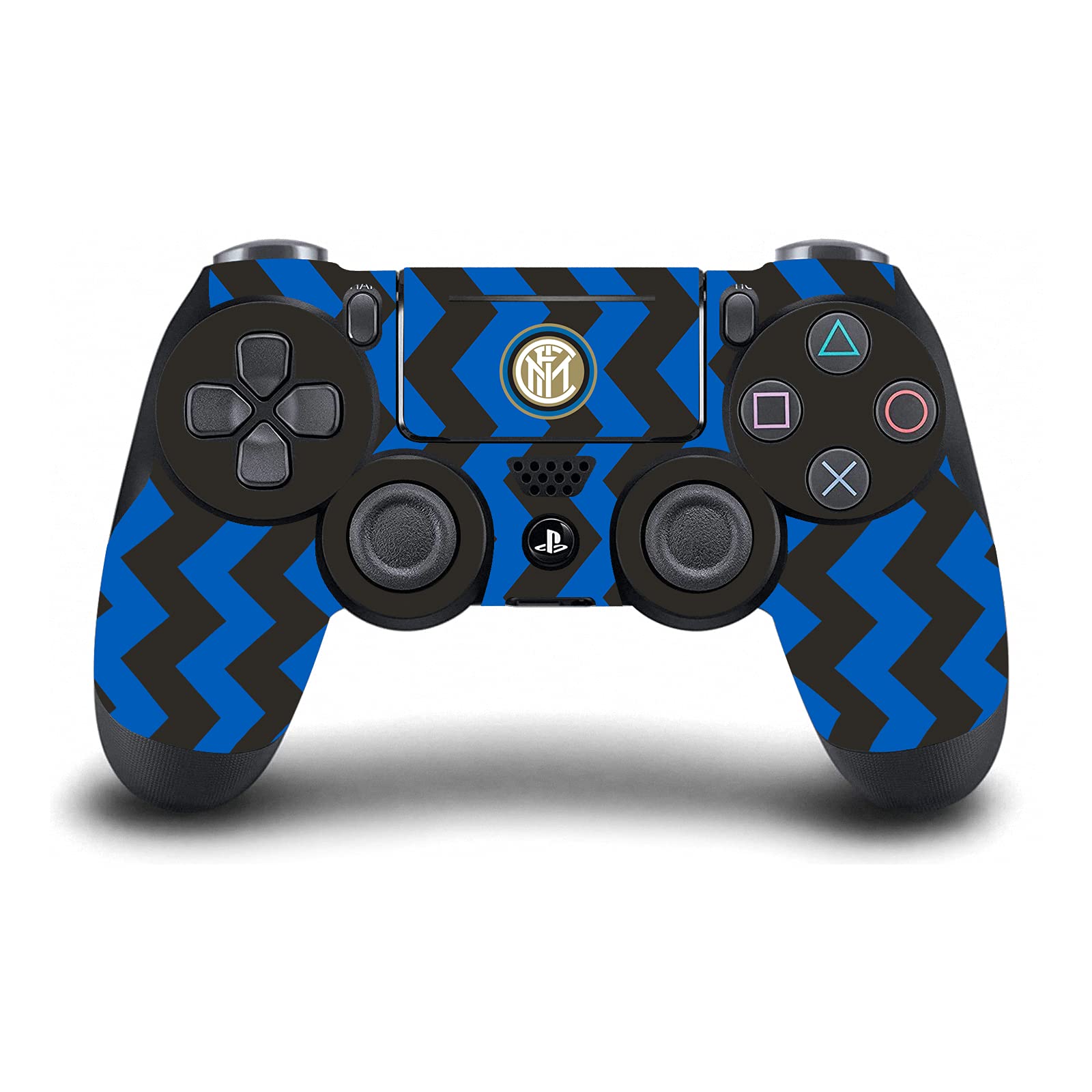 Head Case Designs Licenza Ufficiale Inter Milan in Casa 2020/21 Kit Crest Vinile Sticker Gaming Pelle Adesivo Compatibile con Sony Playstation 4 PS4 Slim Console And DualShock 4 Controller