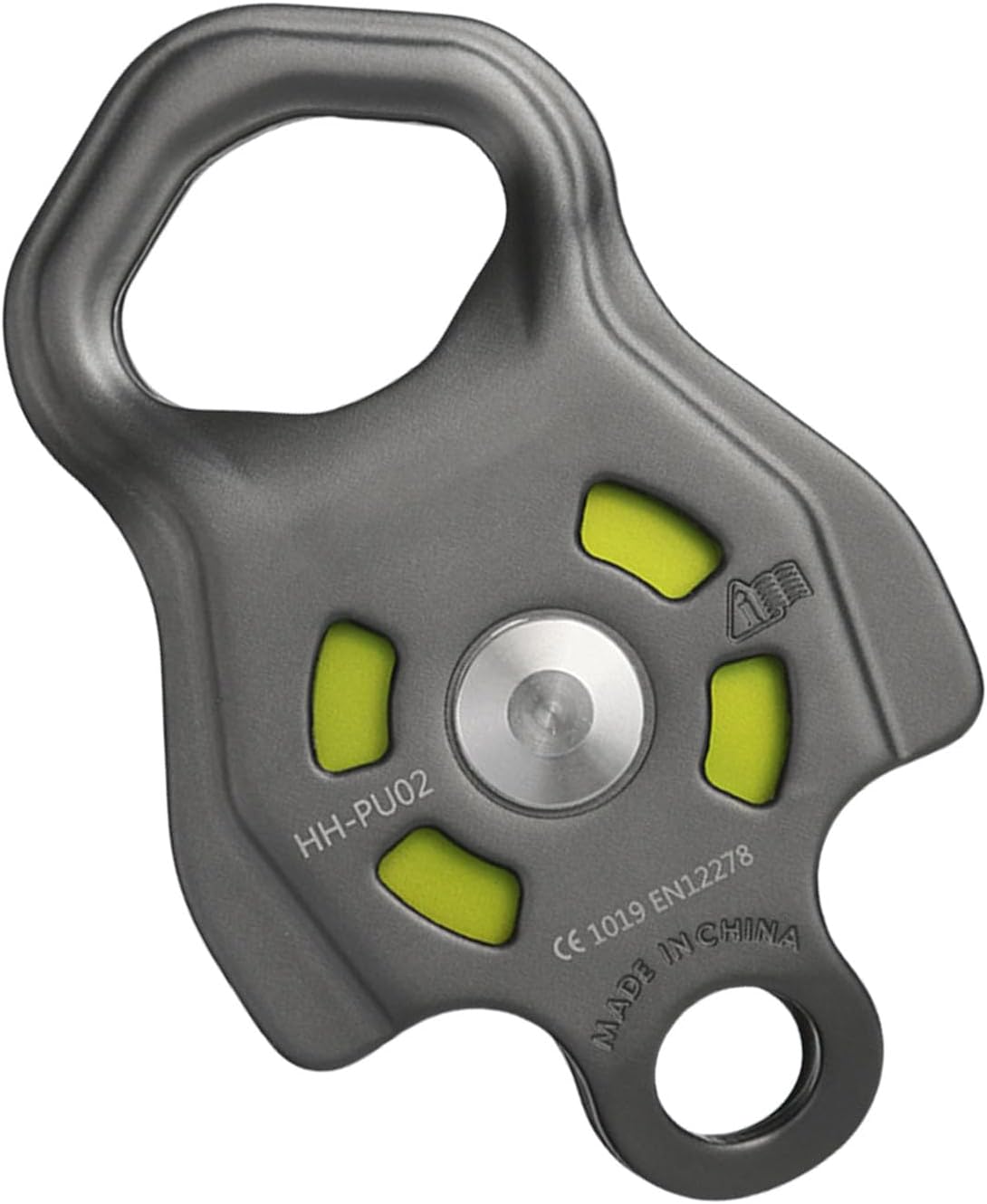 Camper Accessories, Durability Aluminum Alloys Climbing Carabiner with Quickly Installation Pulley for Hiking and Travel with Quick Installa