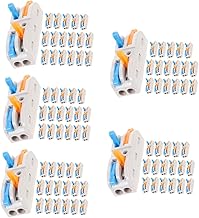 Housoutil 90 Peças Conectores De Fio Conectores Terminais De Fio Kit De Fios Terminais Elétricos Bloco Divisor De Fio Conectores Blocos De Conectores De Carro Elétrico Conjunto De Cabos De