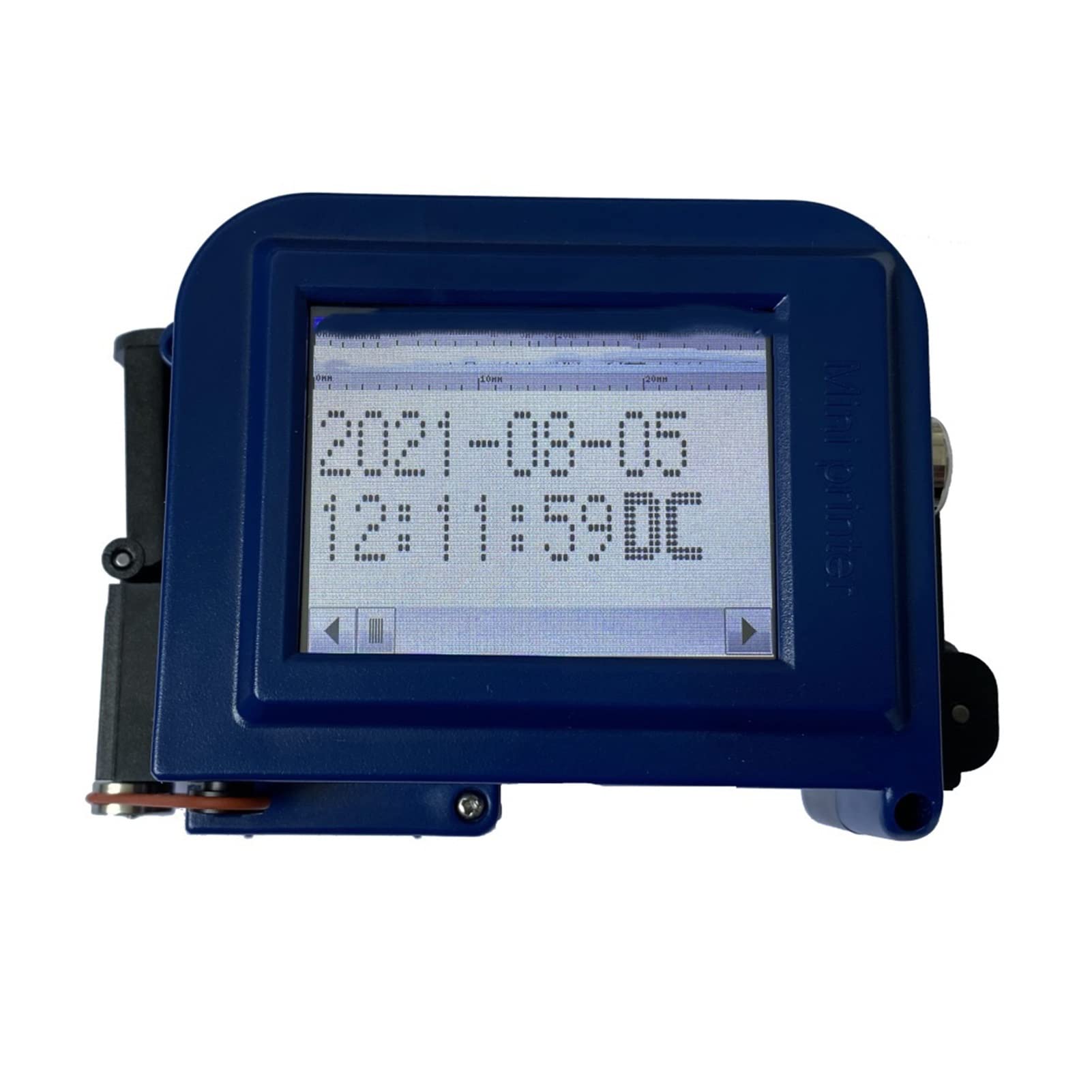 English 12.7mm Ekran dotykowy Qr. Prętowy kod partii Data Logo Etykieta Wygasa Portable Handheld Jet Thermal Inkjet Drukarka
