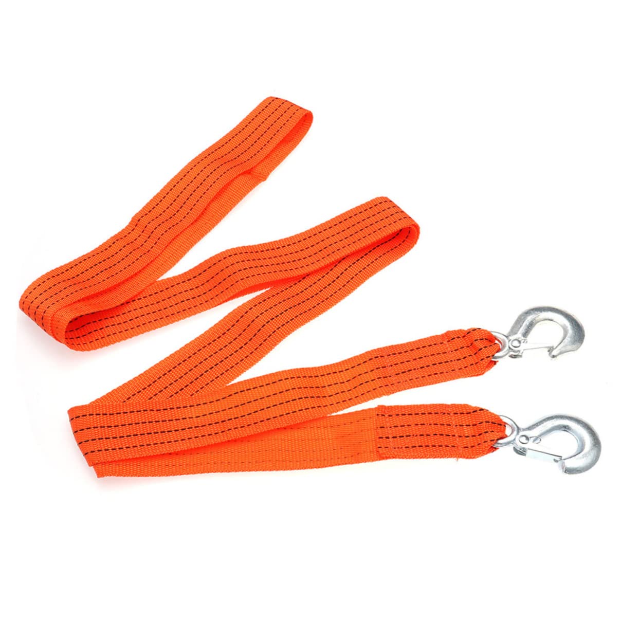 Cabilock 4 3 Nylon Car Trailer Rope Durable Towing Kit with Fluorescent Safety Features for Outdoor Use Compatible with Cars and Trucks