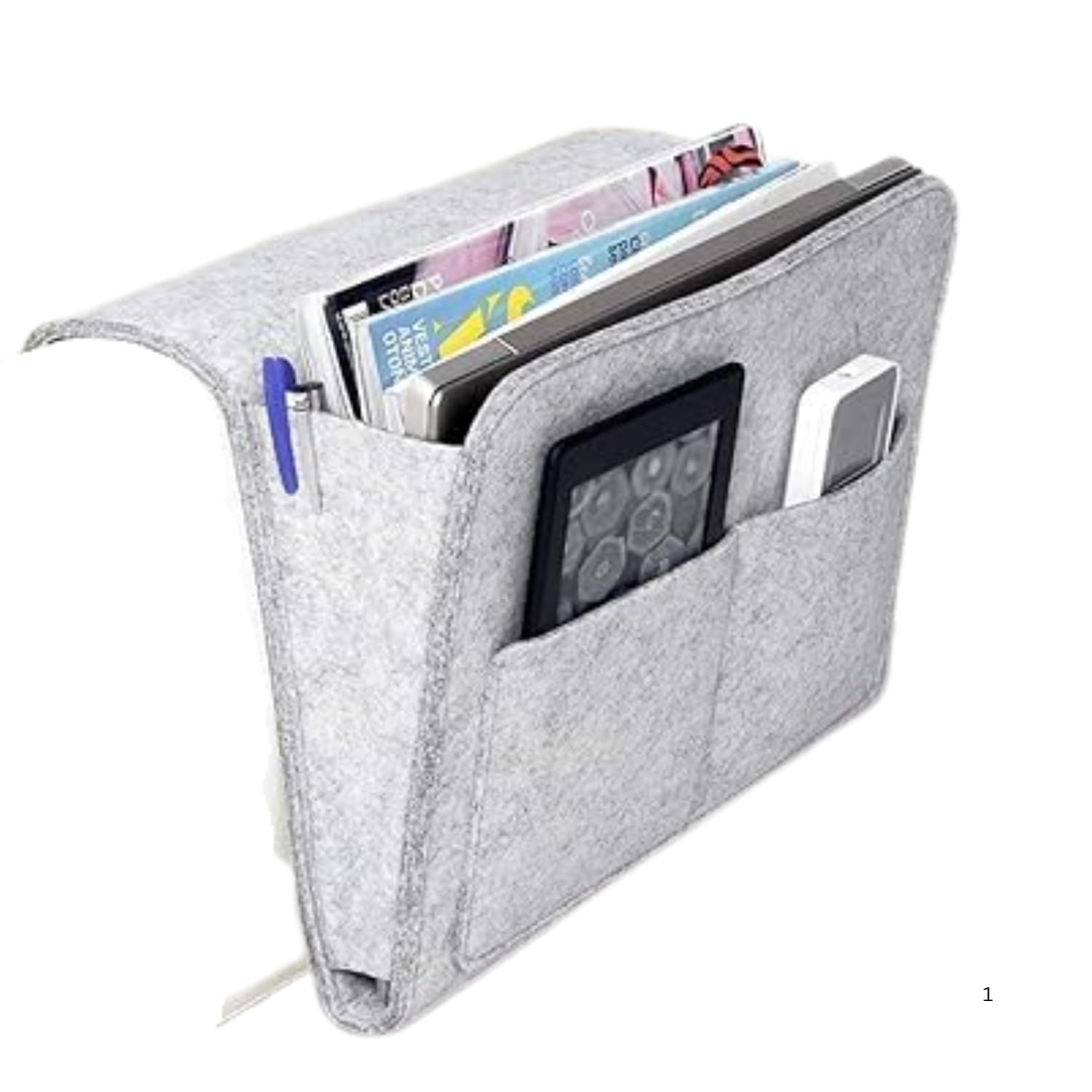 MOKVEE Bedside Caddy Hanging Storage Organizer with Multiple Pockets – Bedside Bag for Bunk Bed, Sofa, Desk, Dorm, Hospital Bed, Kids Room – Multi-Purpose Bedside Organizer for Essentials-image-38
