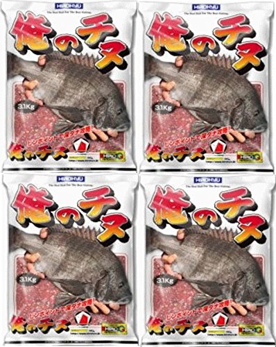 Amazon | 俺のチヌ 4個セット 釣り餌 配合餌 チヌ 黒鯛 磯釣り 防波堤 