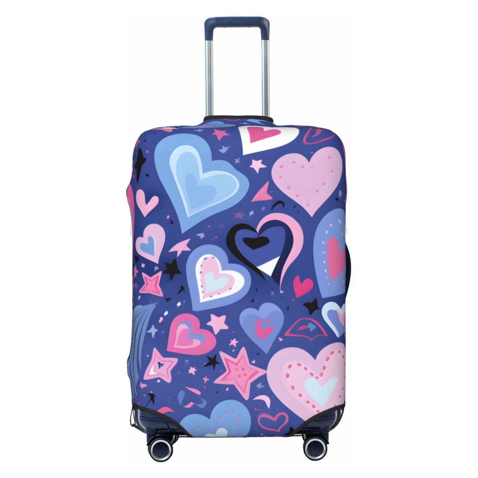 Kofferabdeckungen, Kofferschutzhülle mit Aufschrift Love Heart, for 18–32 Zoll(M)