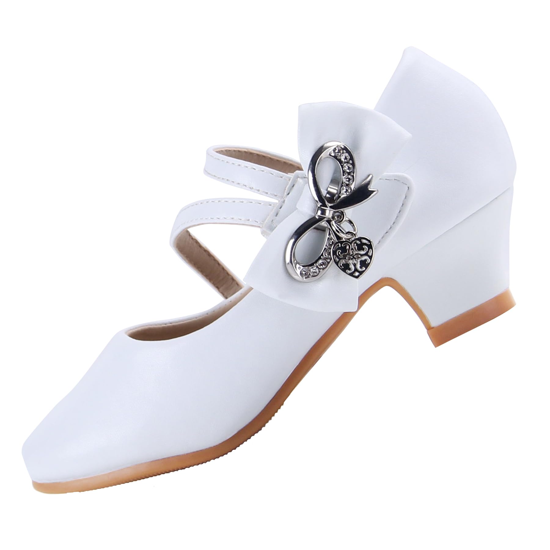 Mary Jane Shoes for Girls - Flower Girls Wedding Shoes - Multi-Colors & Sizes 3-14 Years - Princess Party Pumps - High Heel Toddler Dress Shoes - Kids Dress Shoes — view 12