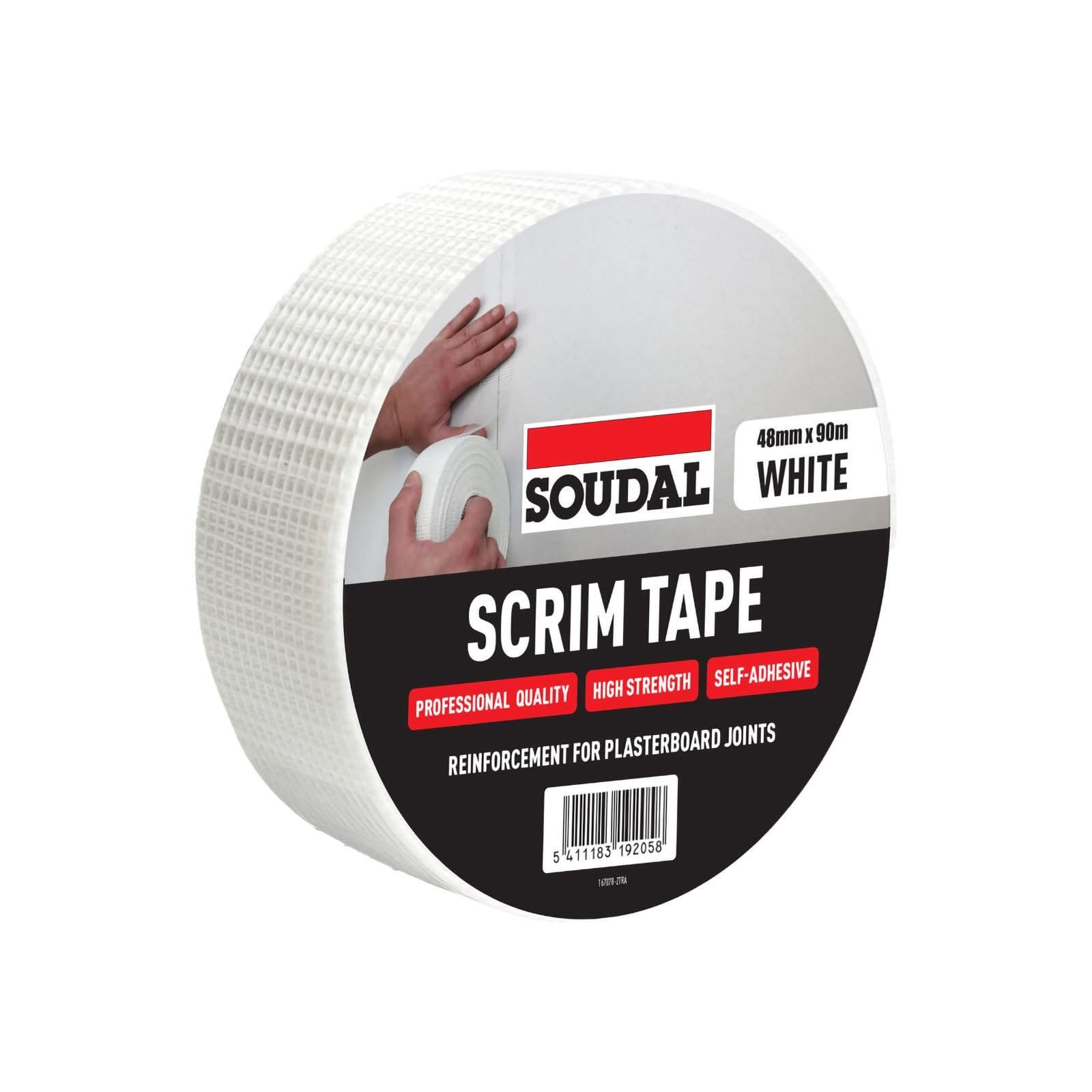 Soudal Plasterboard Scrim Tape (3 Pack) - 48mm
