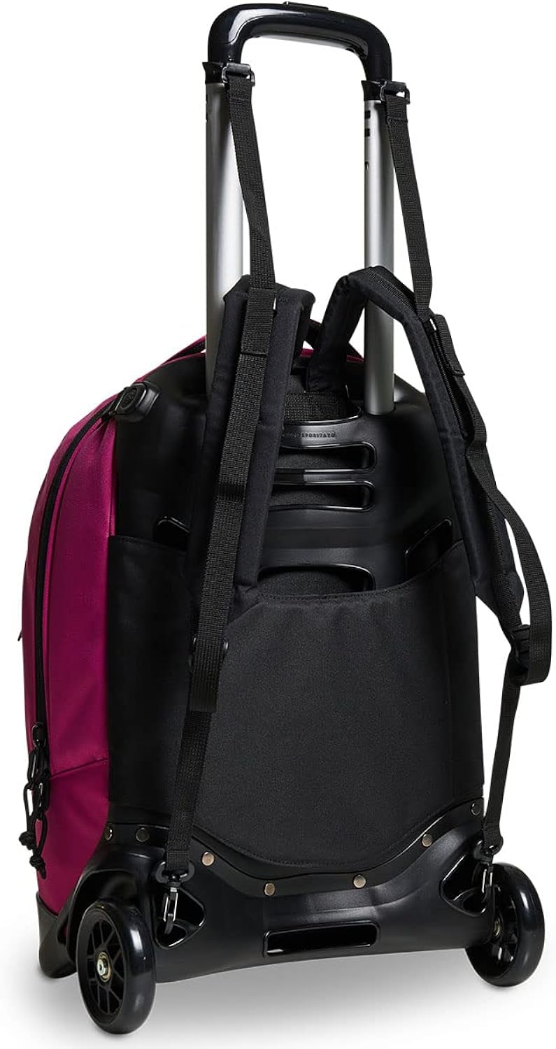 Invicta Trolley Scuola Sganciabile Plug, Rosa, 3 in 1, Triplo Uso, Zaino con Carrello Sganciabile, con Tasca con Organizer, Zaini Trolley, Scuola Tempo Libero, Unisex Invicta Trolley Scuola Sganciabile Plug, Rosa, 3 in 1, Triplo Uso, Zaino con Carrello Sganciabile, con Tasca con Organizer, Zaini Trolley, Scuola Tempo Libero, Unisex