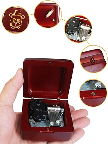 Miniatura 51 de Caja de música Sinzyo con mecanismo de madera tallada clásica caja musical regalo para Navidad, cumpleaños, día de San Valentín, el mejor regalo