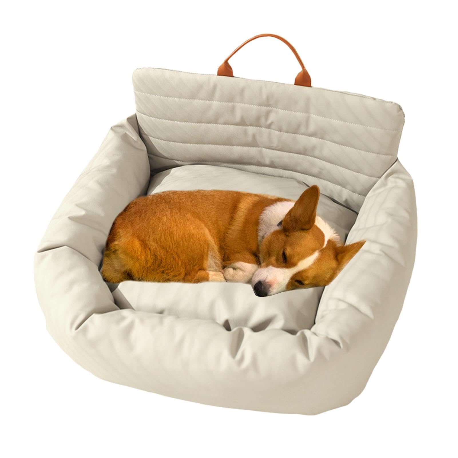 Cama de viaje para perros, cama para perros de coche, caseta para perros, impermeable para perros pequeños de 10 kg, cama antideslizante para coche, camión | impermeable para perros pequeños de 10 kg, cama antideslizante para coche, camión