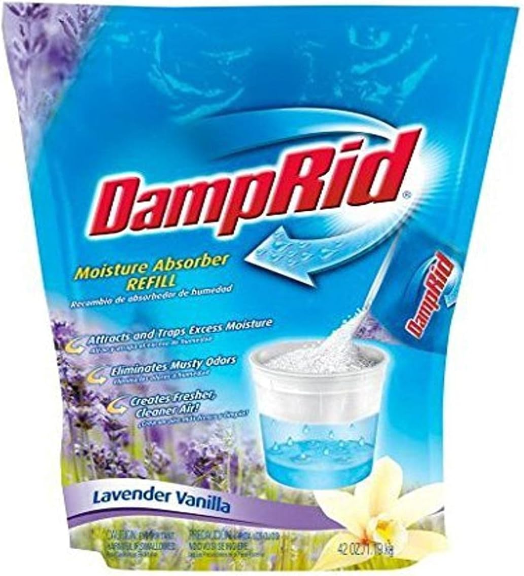Damp Rid Refill Bag Lavender Vanilla Scent, 42.00 Ounce : Health & Household