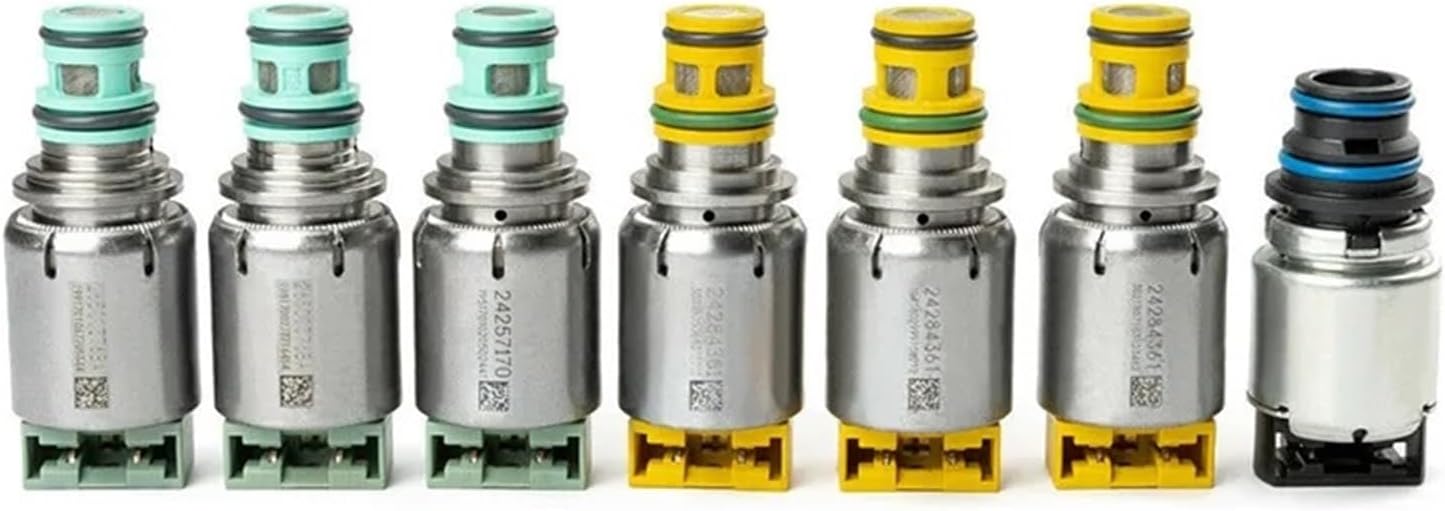 7PCS 6T40 6T45E Transmission Solenoid Kit Compatible With Cruze Epica Lacetti Astra 24257169(24257169)