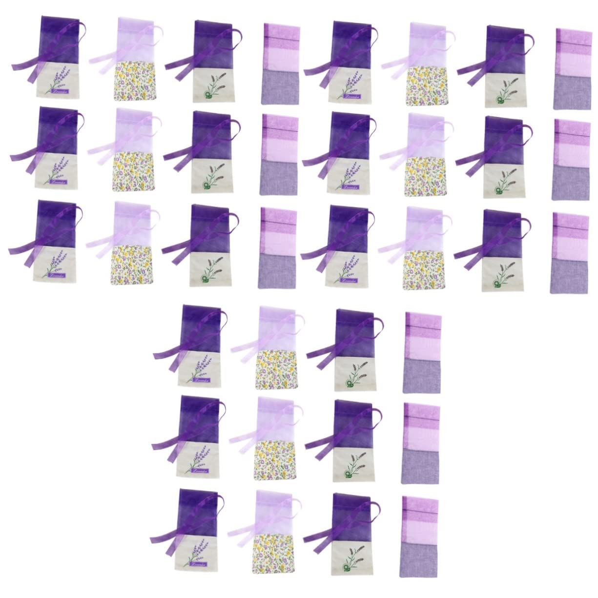 Cabilock 72stücke Lavendelsäckchen Duftbeutel Aus Hochwertigem Organza Für Aromatherapie Hochzeitsgeschenke -projekte Mit Kordelzug Für Und Dekorationen