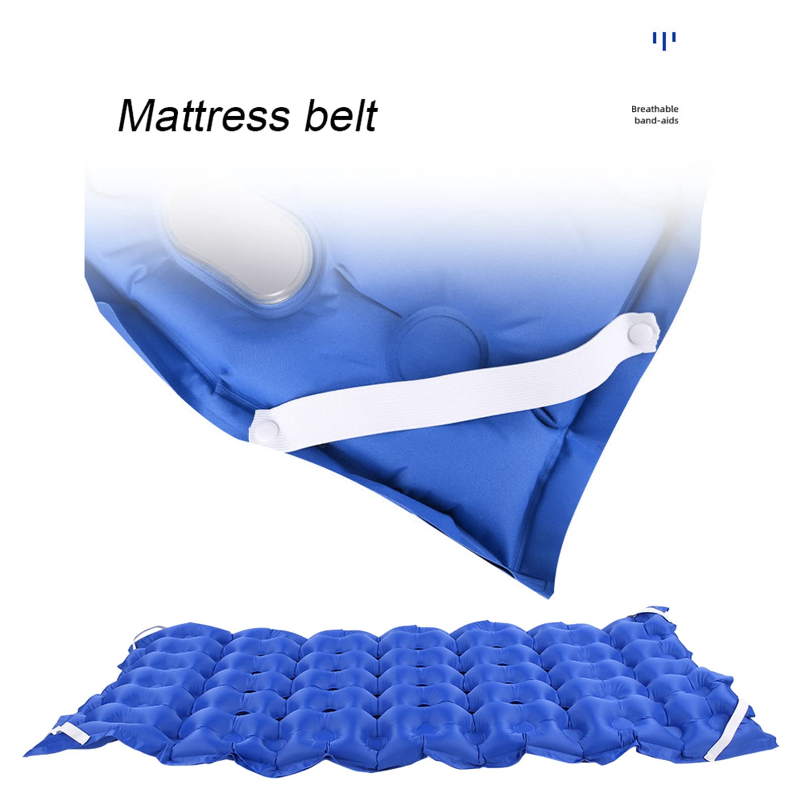 Matelas Anti-escarres, Coussin Anti-escarres, Matelas Gonflables pour Patients Alités Coussins Anti-escarres avec Pompe à Air pour la Prévention des Escarres et Le Soulagement des Escarres