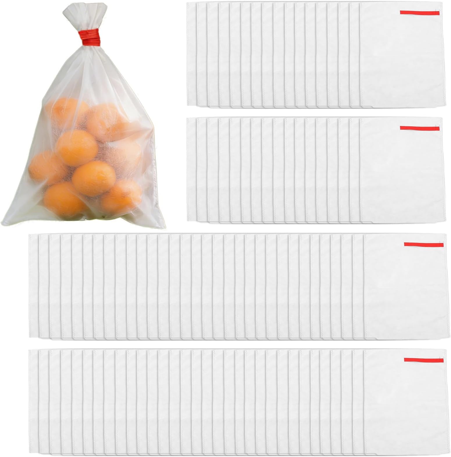 Fruit Tree Bags Protection - Non-Woven Breathable Garden Supplies - Drawstring Fruit Bags - for Orchard Tomato Strawberry Mango Grapes Citrus Veggies